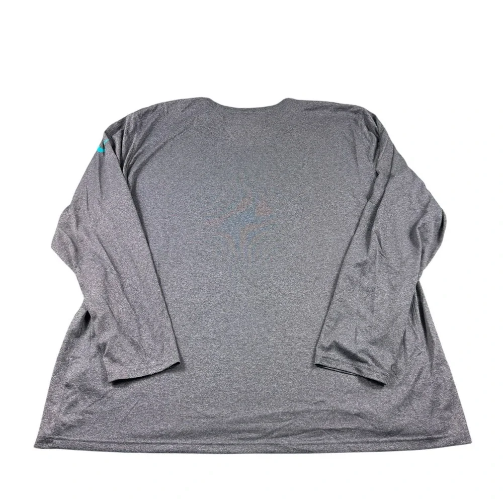 Nike X Miami Dolphins Gray Player Issued #67 L/S Performance Mens Shirt Size 3XL